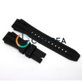 Каучуковый ремешок для часов Casio MTP-1326 черный RKCA-008 - 1